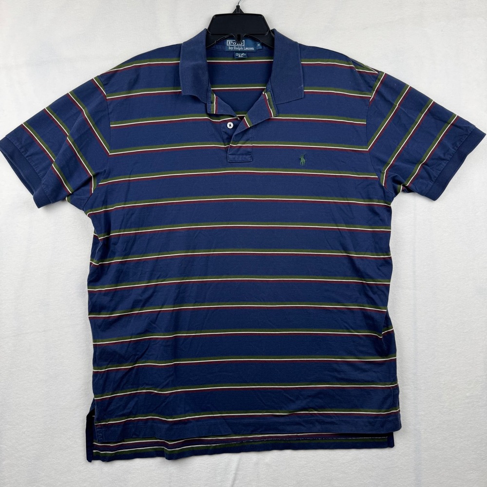 Polo Ralph Lauren‎ Men's Striped Pima Cotton Polo Shirt, Multicolor Stripes